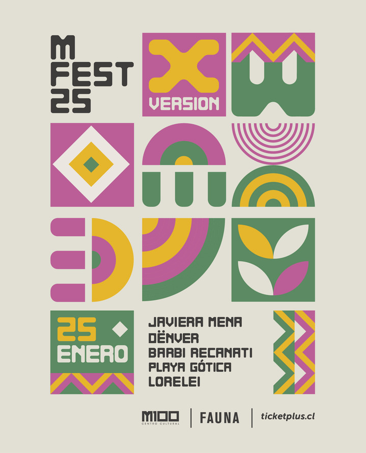 Javiera Mena y Dënver encabezarán MFest 2025